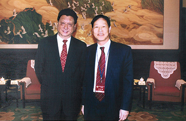 全國政協(xié)常務(wù)副主席王忠禹會(huì)見廣東省政協(xié)常委、 時(shí)富集 團(tuán)董事長朱正賢