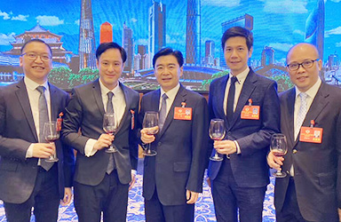 廣東省政協(xié)大會(huì)朱穎恒與政治要員的合影